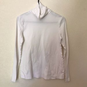 Charter Club White Turtle Neck Size Small Petite